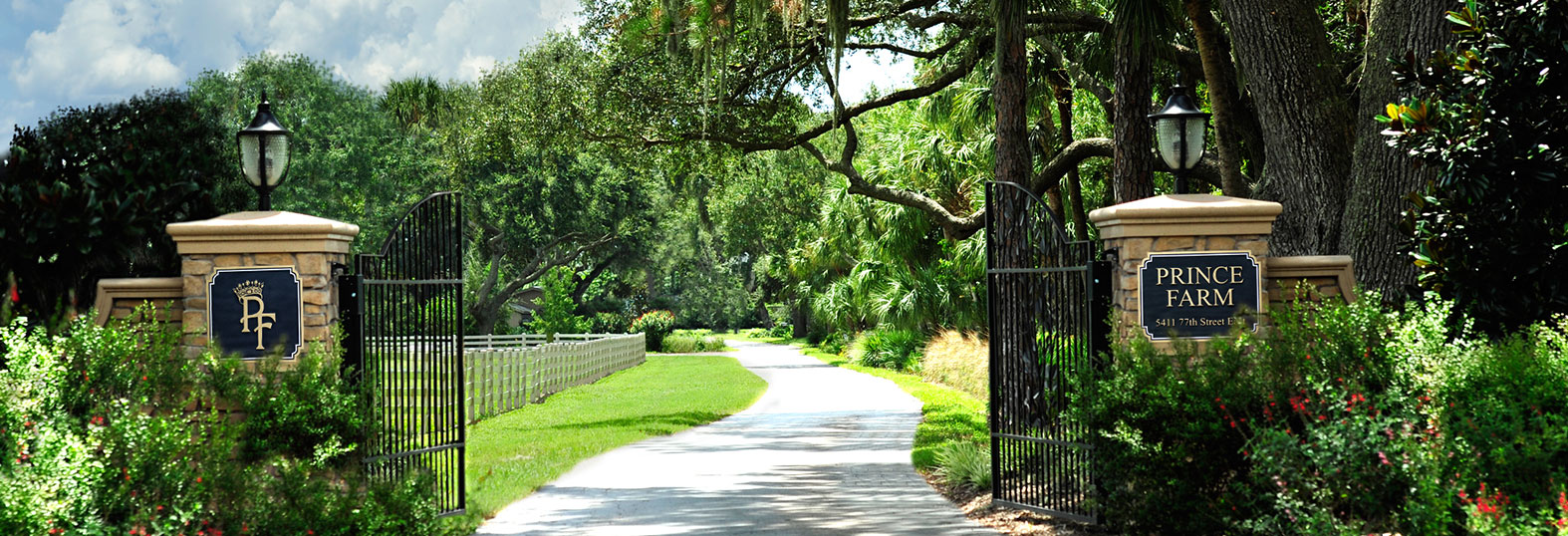 Prince Farm Front Gate Entrance